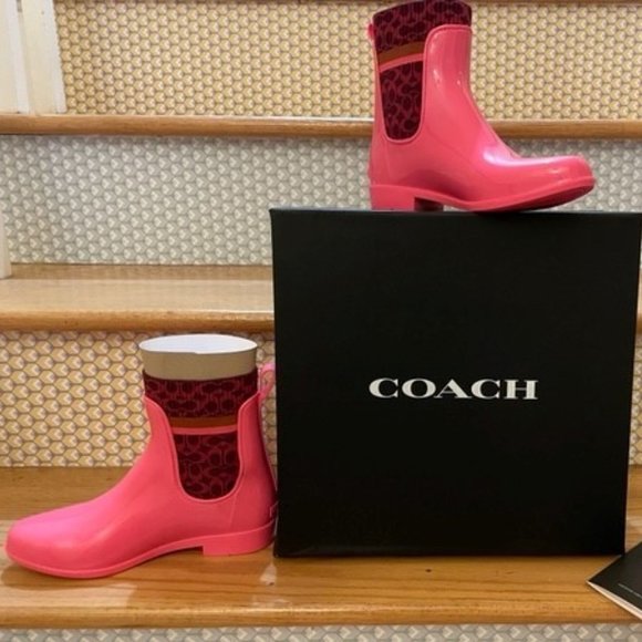 COACH- Rivington Rubber Boot - Picture 1 of 8